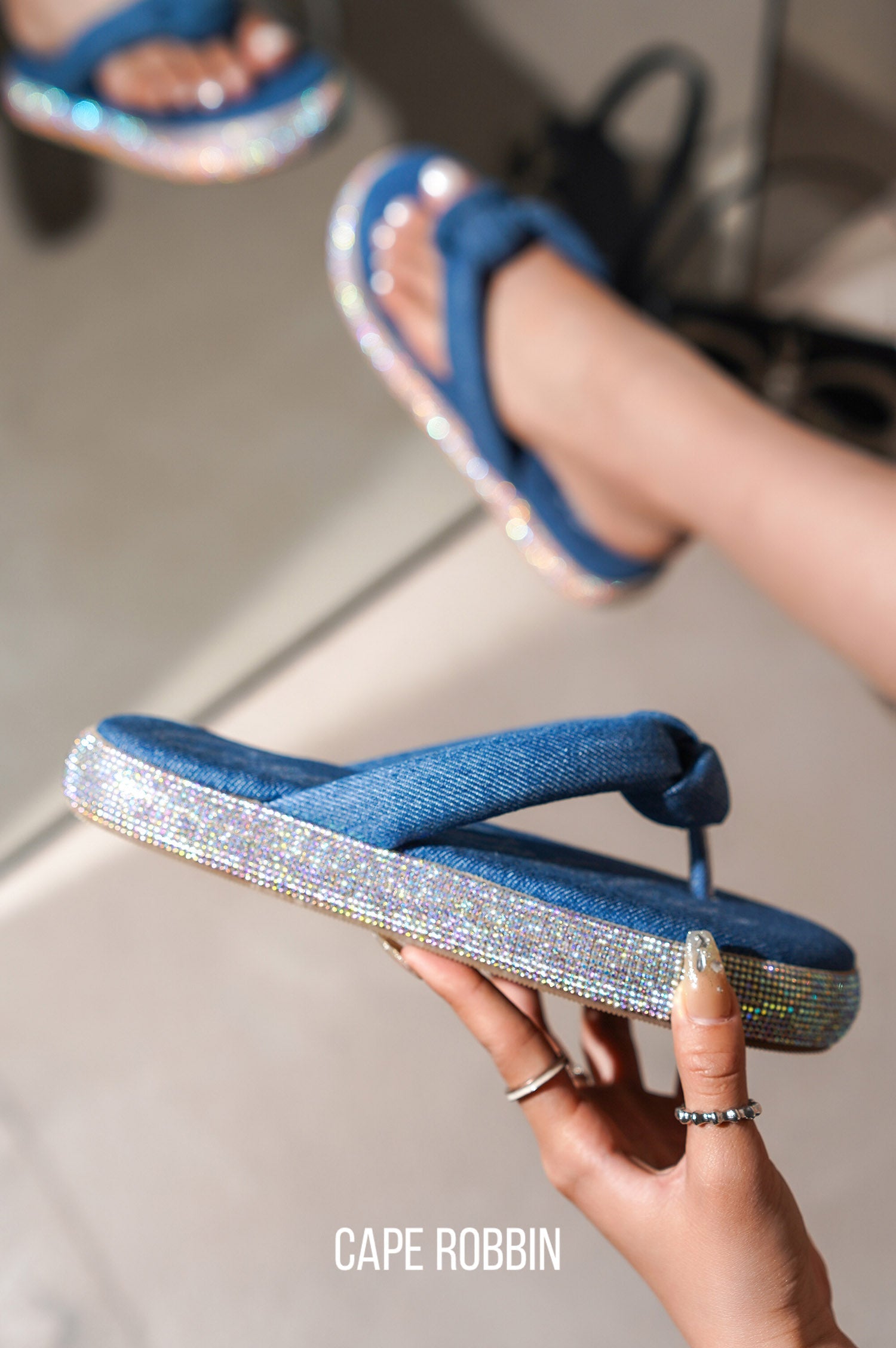 CAPE ROBBIN PUFFUP - DENIM