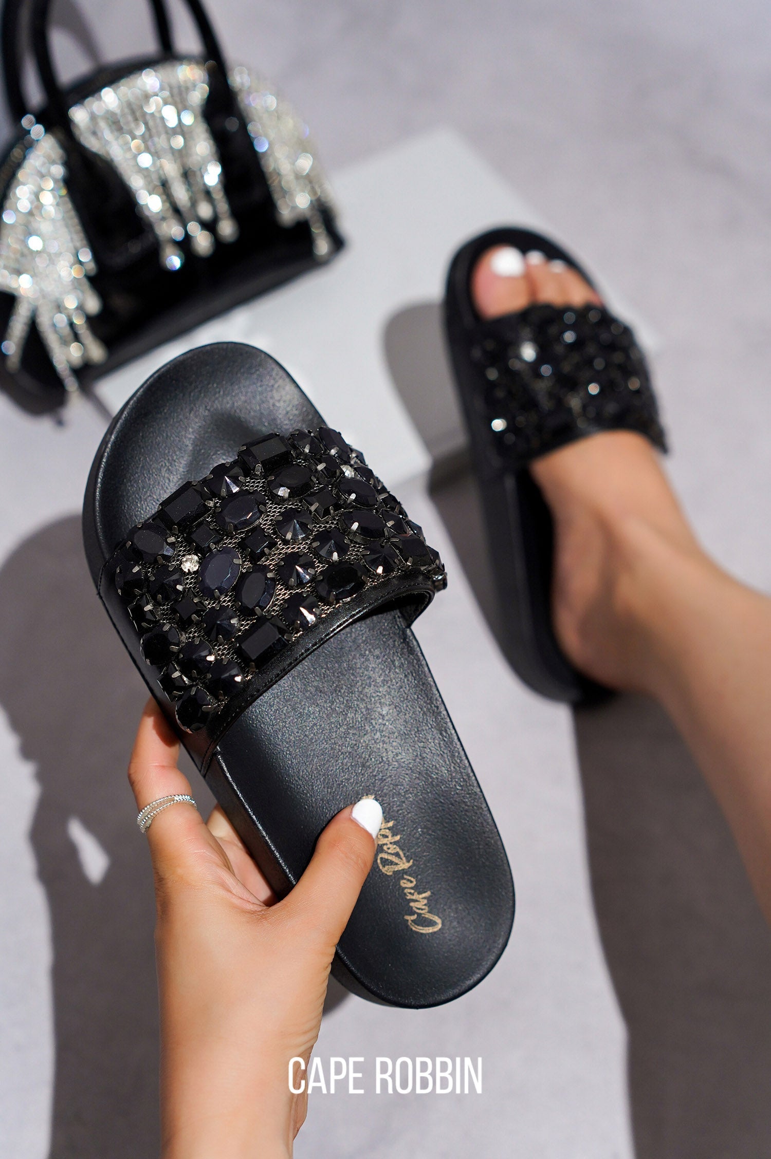 CAPE ROBBIN BOHO - BLACK